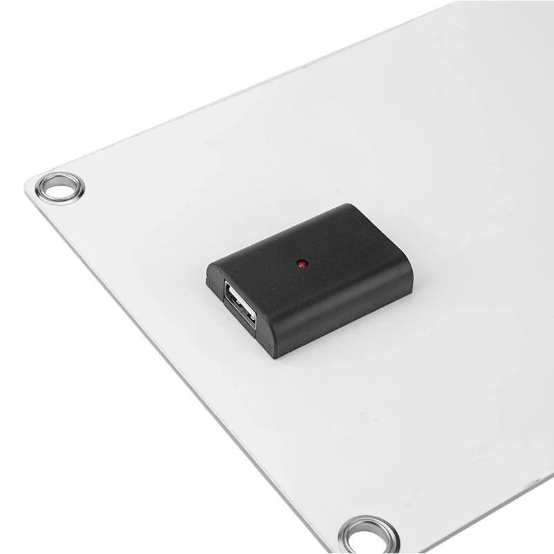 OnePlus-panel Solar de 35W con USB, resistente al agua, para exteriores, senderismo, Camping, batería portátil para Panel de carga de teléfono móvil-MovilExpressShop