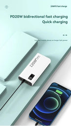 VIVO 120W Power Bank 50000mAh alta capacidad carga rápida Powerbank cargador de batería portátil para iPhone Samsung Huawei etc...-MovilExpressShop