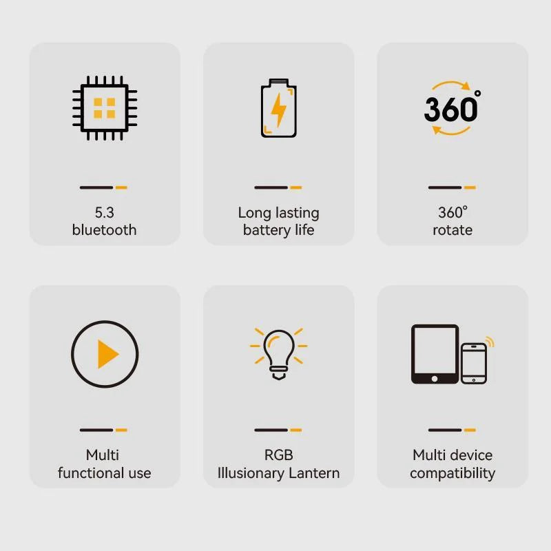 Nuevo Soporte para teléfono móvil con luz LDE, Altavoz Bluetooth, soporte ajustable para tableta, altavoz inalámbrico portátil-MovilExpressShop