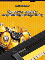 Transformers TF-T01 auriculares inalámbricos Bluetooth 5,3 sonido HIFI Bumblebee auriculares para juegos auriculares de baja latencia Larga modo de reposo-MovilExpressShop