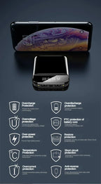 Xiaomi-Mini banco de energía de gran capacidad, 30000mah, carga súper rápida, Cable incorporado, batería externa portátil para Samsung y iPhone-MovilExpressShop