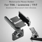 Soporte de teléfono para motocicleta, accesorio de aluminio para Benelli TRK 702X 2024 TRK502X TRK702X 502X TNT 125 135 300 Leoncino 250 500 800