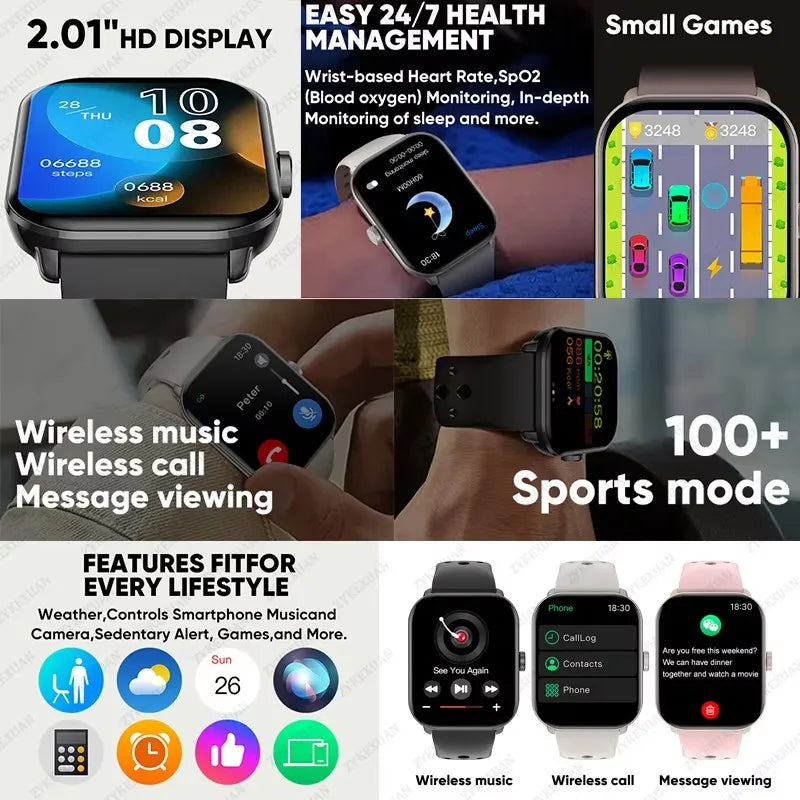 2025 nuevo para Xiaomi Watch 5 hombres mujeres HD AMOLED pantalla de visualización ritmo cardíaco Bluetooth llamada GPS pista impermeable deportes reloj inteligente