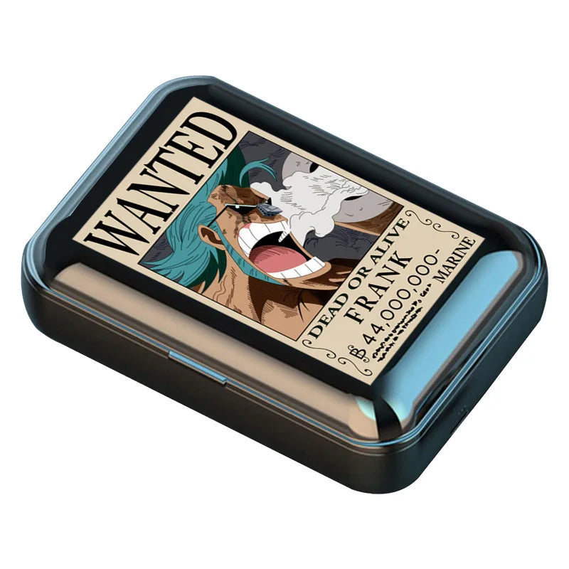 ONE PIECE Luffy Zoro Auriculares inalámbricos con Bluetooth Binaural pequeños en los oídos Anime estéreo bajo TWS auriculares deportivos para teléfono-MovilExpressShop