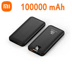 Batería de carga súper rápida Xiaomi 120W 200000 Banco de energía mAh 100000 Pantalla digital cuadrada portátil liviana de alta capacidad mAh-MovilExpressShop