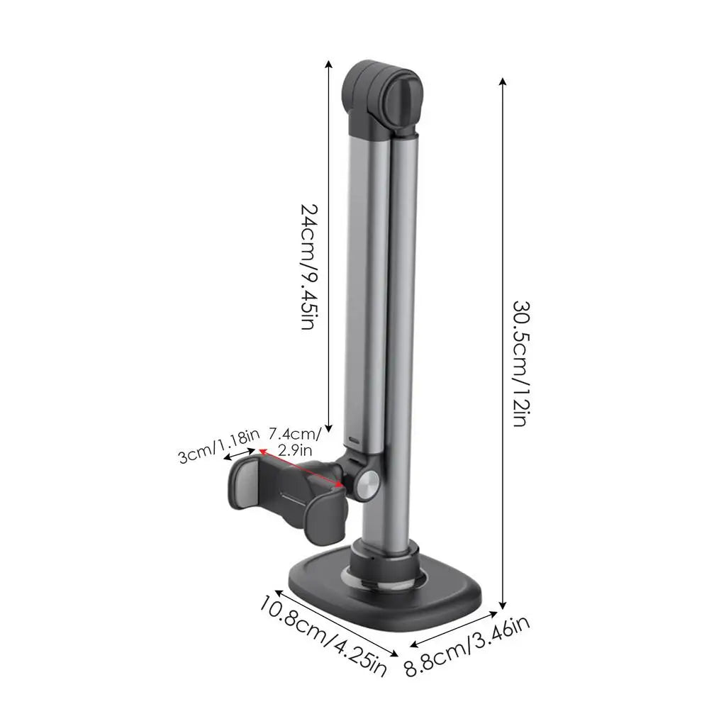 Soporte de escritorio de aluminio giratorio de 360 grados para fotografía Blogging en línea, trípode superior para teléfono-MovilExpressShop