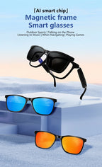 CLLOIO GS05 Clip magnético en gafas inteligentesde sol polarizadas impermeables-MovilExpressShop