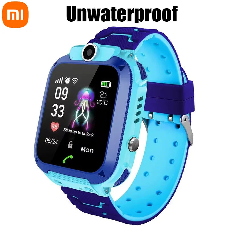 Xiaomi niños 5G reloj inteligente SOS ubicación GPS tarjeta Sim llamada niño reloj inteligente cámara impermeable niños niñas regalo para IOS Android