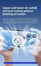 Nuevo TL07 Semiconductor móvil magnético/clip trasero PUBG enfriador 5V/3A ventilador de refrigeración por congelación radiador con pantalla Digital de temperatura-MovilExpressShop