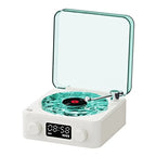 Altavoz Bluetooth giratorio Retro con ruido blanco, altavoz en forma de Vitrola con luz RGB-MovilExpressShop