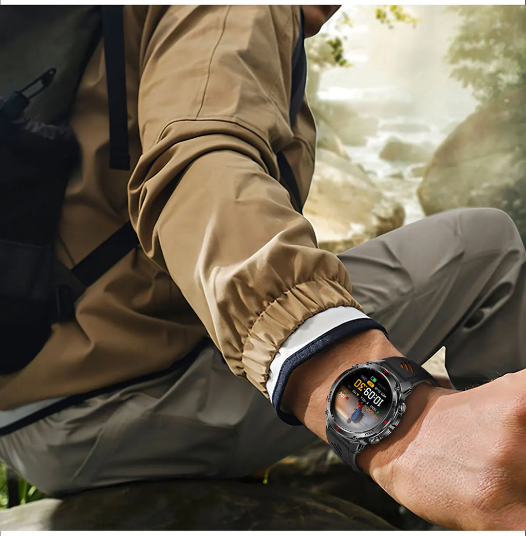 GUHUAVMI 2025 – Smartwatch Deportivo Grado Militar-MovilExpressShop