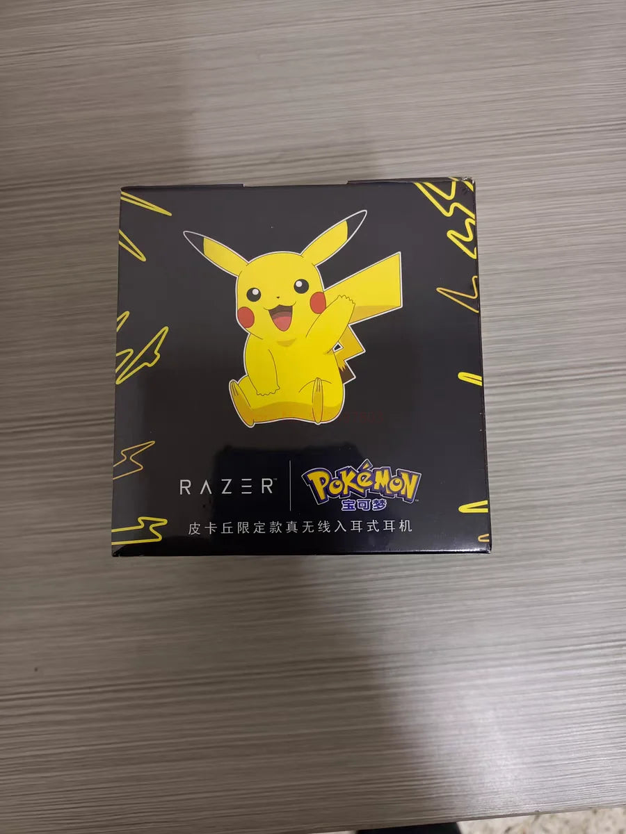 Pokemon Pikachu auriculares inalámbricos Bluetooth 5,0 auriculares Control táctil micrófono regalos universales deporte reducción de ruido-MovilExpressShop