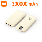 Batería de carga súper rápida Xiaomi 120W 200000 Banco de energía mAh 100000 Pantalla digital cuadrada portátil liviana de alta capacidad mAh-MovilExpressShop