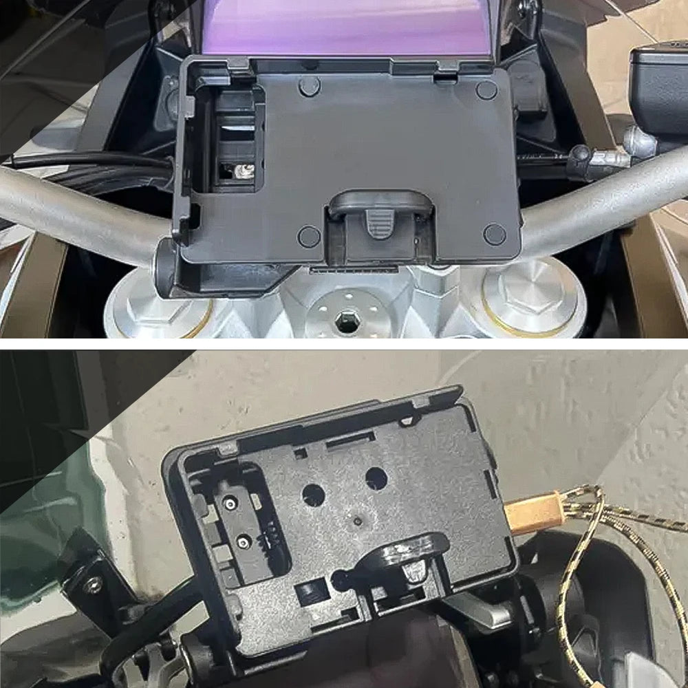 Soporte de navegación GPS para teléfono móvil, USB 20225, soporte de carga inalámbrica para BMW R1200RT 2014 - 2024 2023 R1250RT R 1200 1250 RT