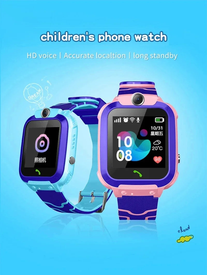 Xiaomi niños 5G reloj inteligente SOS ubicación GPS tarjeta Sim llamada niño reloj inteligente cámara impermeable niños niñas regalo para IOS Android