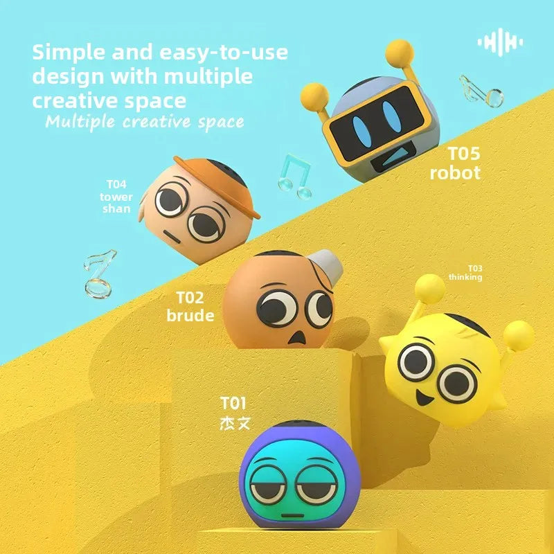 Nuevo altavoz de juego de dibujos animados de Anime Sprunki, decoraciones de sonido de escritorio, altavoz inalámbrico exprés, caja de sonido, regalo para niños y niñas-MovilExpressShop