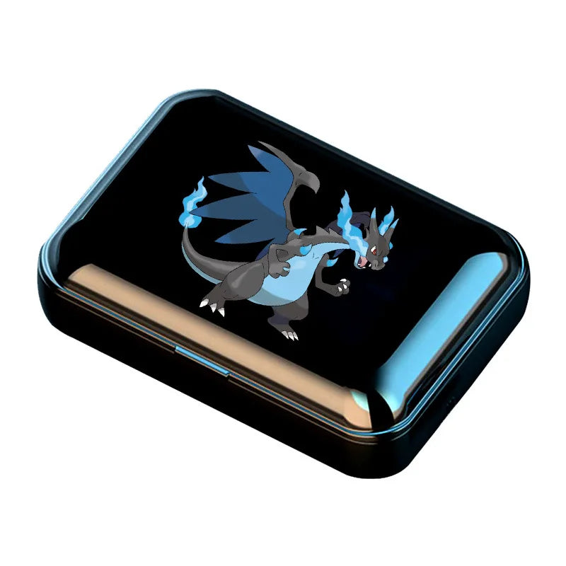 Pokemon Pikachu Auriculares inalámbricos con Bluetooth, Audio envolvente Anime estéreo bajo TWS auriculares deportivos para teléfono-MovilExpressShop