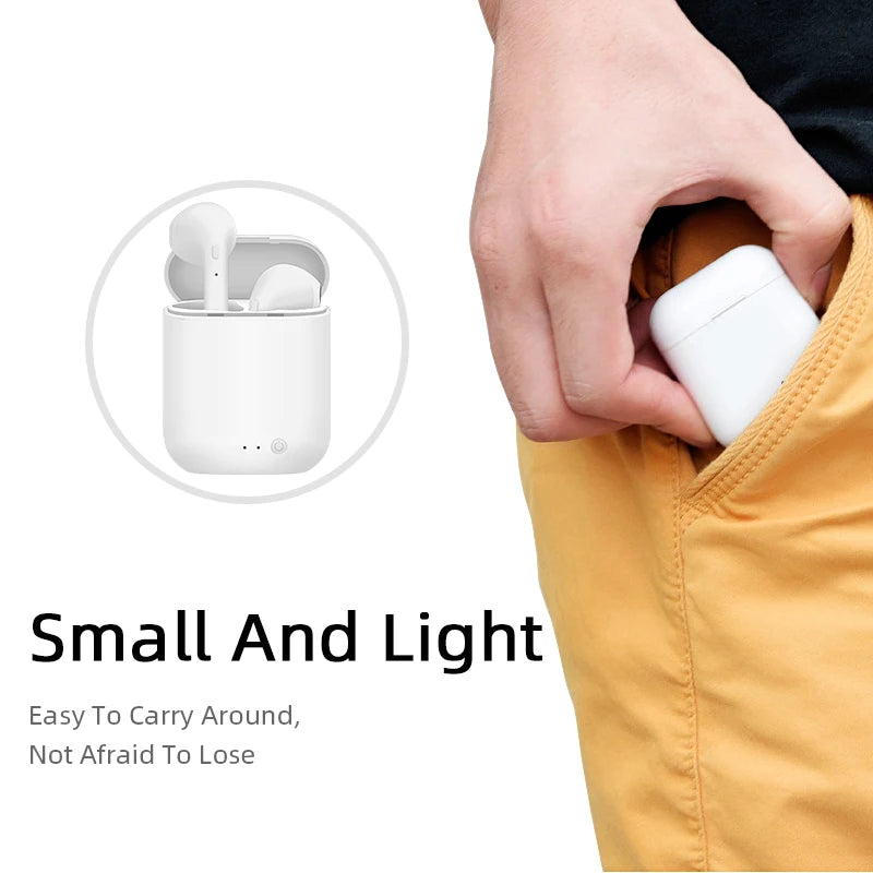 Disney-auriculares inalámbricos Stitzer TWS i7 Mini 2, cascos con Bluetooth 5,0, micrófono, estuche de carga, manos libres, novedad-MovilExpressShop