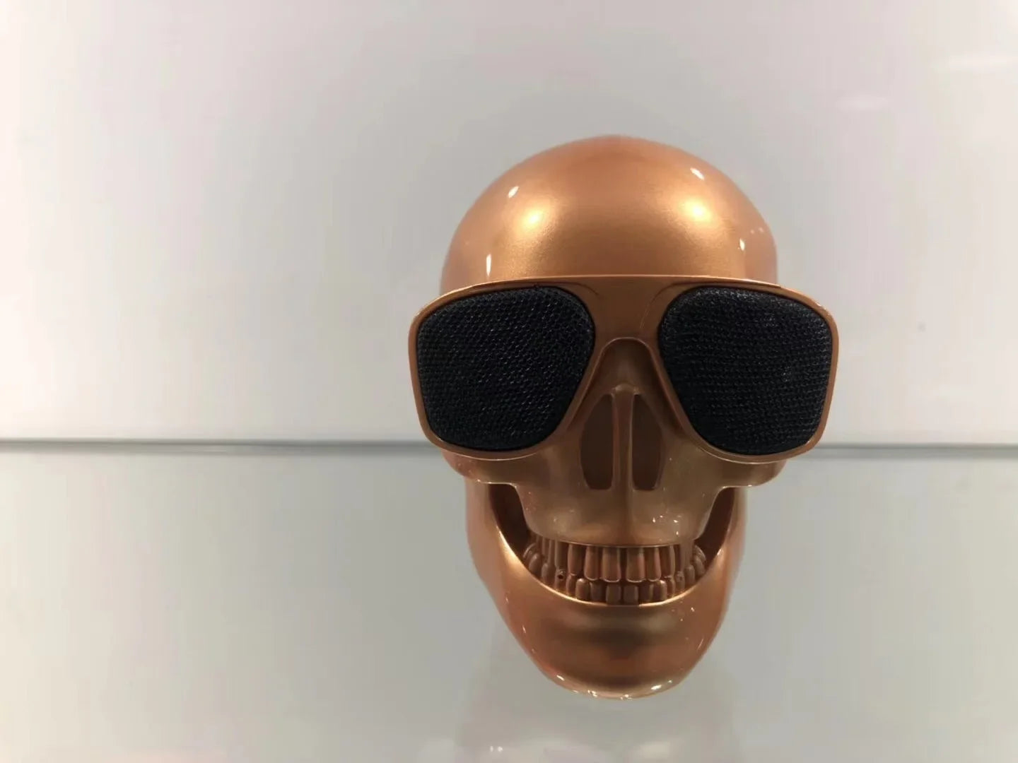 Altavoces portátiles Mini Calavera, inalámbricos por Bluetooth, con dibujos animados de huesos, cabeza fantasma pequeña, Compatible con música estéreo de 5W Hd-MovilExpressShop