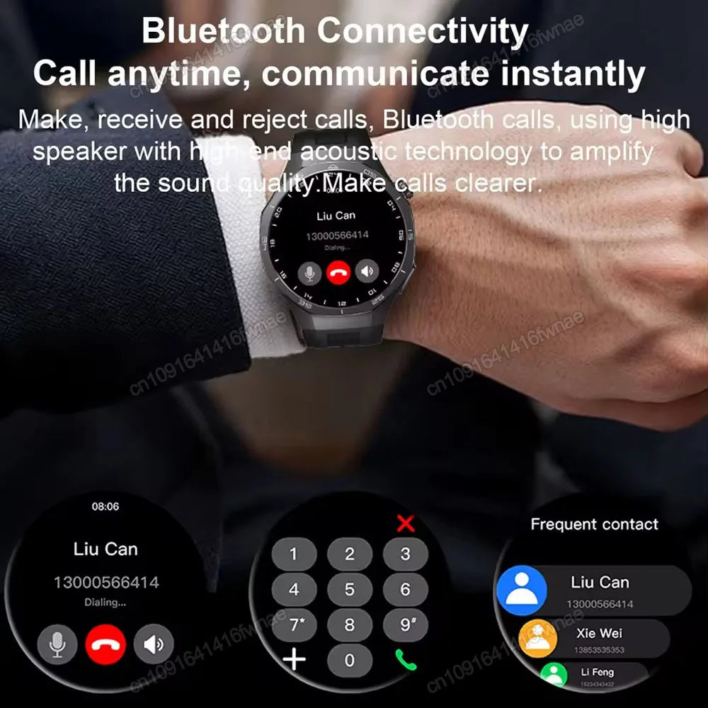 Reloj inteligente GT5 Pro, reloj deportivo GPS para hombres y mujeres, pantalla táctil AMOLED, llamadas telefónicas Bluetooth, reloj inteligente de pulsera resistente al agua para Fitness