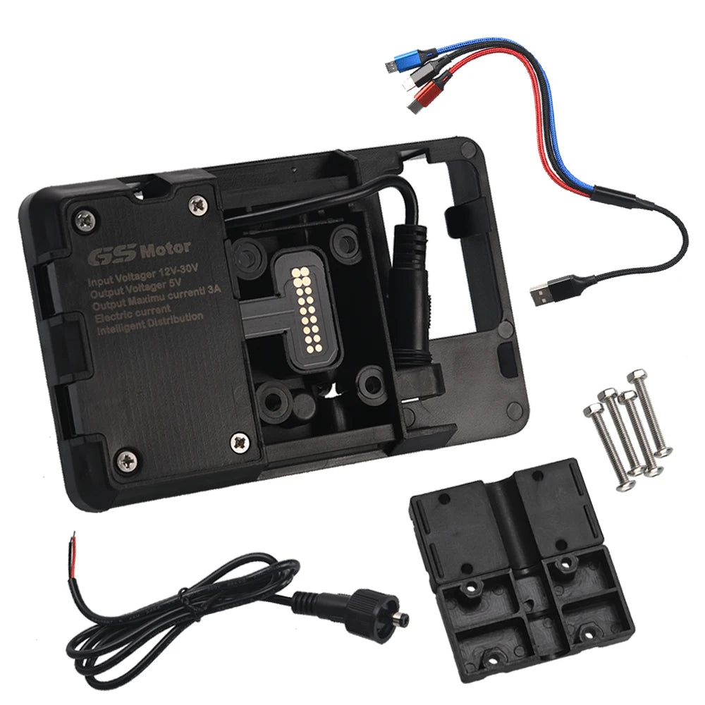 Soporte de navegación GPS para teléfono móvil, USB 20225, soporte de carga inalámbrica para BMW R1200RT 2014 - 2024 2023 R1250RT R 1200 1250 RT