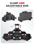 Soporte para teléfono móvil para motocicleta Suzuki V-STROM 800DE v-strom 800DE 2023, soporte de navegación GPS de 9mm a 16mm