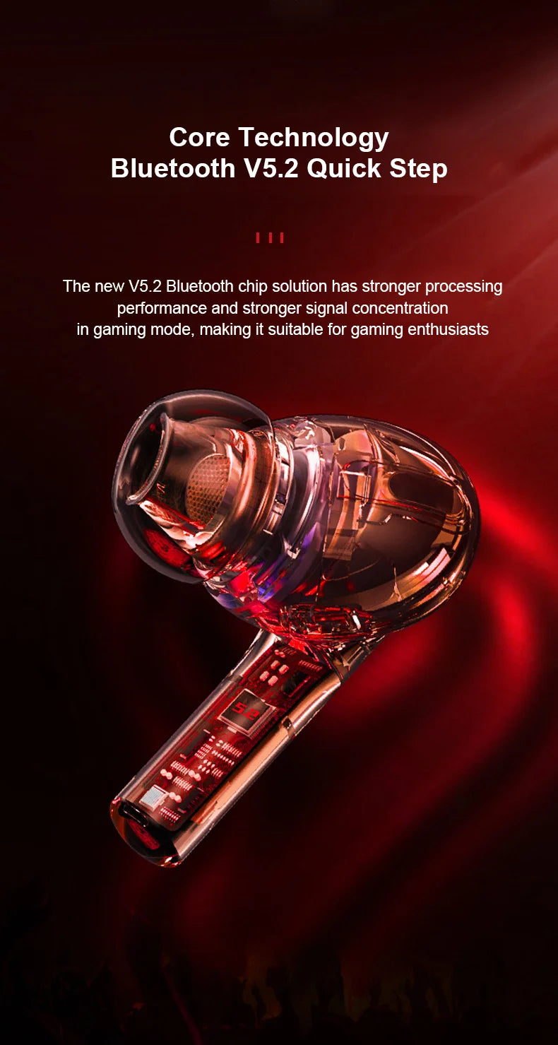 Auriculares inalámbricos, auriculares Bluetooth, auriculares con cancelación de ruido ENC-Calling, auriculares estéreo HiFi de baja latencia TWS Bluetooth 5.3