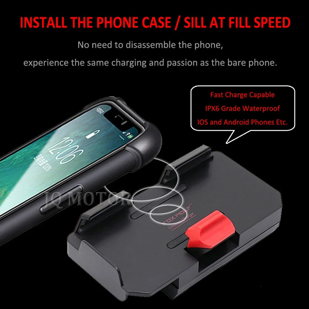 Accesorios para motocicleta, soporte para teléfono, cargador inalámbrico USB de carga rápida para BMW R1300GS R1300 GS R 1300 GS r1300gs, nuevo