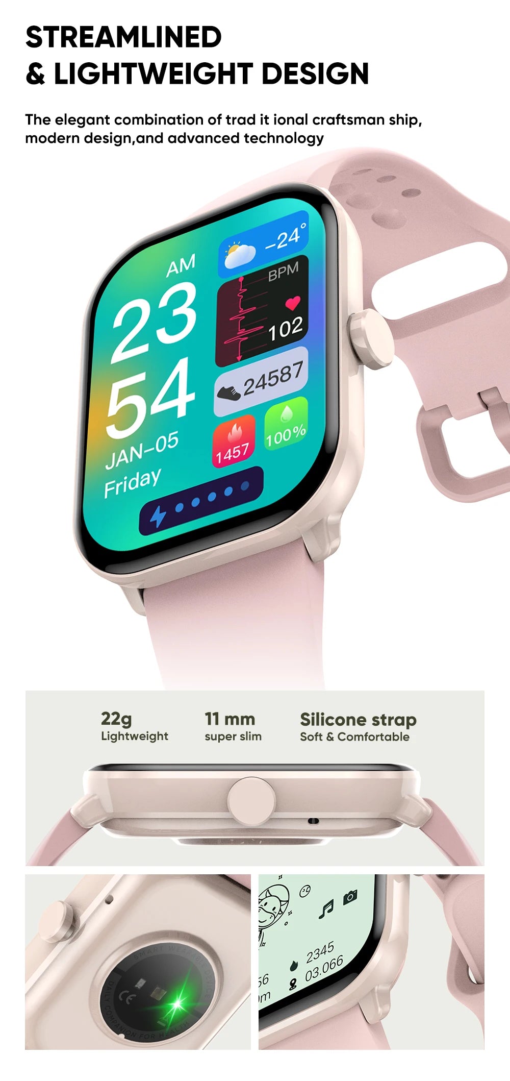 2025 nuevo para Xiaomi Watch 5 hombres mujeres HD AMOLED pantalla de visualización ritmo cardíaco Bluetooth llamada GPS pista impermeable deportes reloj inteligente