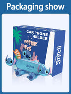 Soporte de teléfono de coche Disney Stitch para soporte GPS soporte de dibujos animados antideslizante a prueba de golpes soporte giratorio accesorios móviles