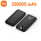 Batería de carga súper rápida Xiaomi 120W 200000 Banco de energía mAh 100000 Pantalla digital cuadrada portátil liviana de alta capacidad mAh-MovilExpressShop
