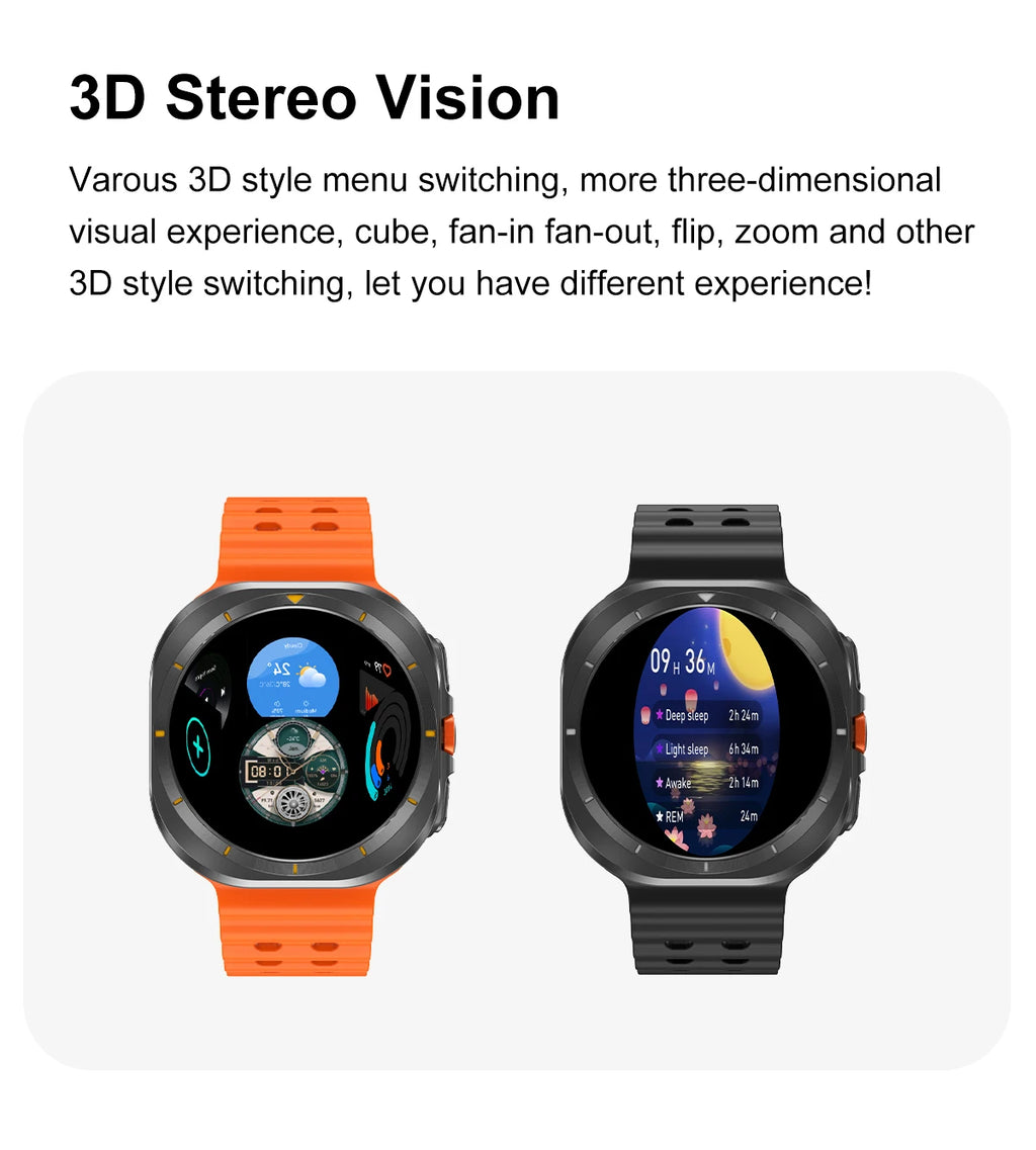 2025 nuevo reloj DT 7 Ultra reloj inteligente hombres 32GB memoria vídeo GPS NFC 47mm AMOLED Fitness rastreador deportivo salud relojes inteligentes mujeres