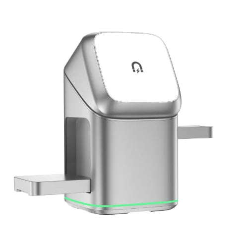 Soporte cargador inalámbrico magnético 3 en 1, cargador rápido, carga rápida inteligente para Samsung iPhone 12-16 HUAWEI iWatch AirPods