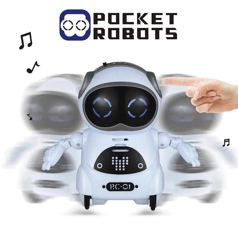 Xiaobao-Mini Robot inteligente multifuncional eléctrico para niños, bolsa de bolsillo, rompecabezas, historia interactiva, voz