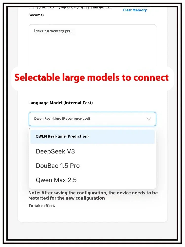Robot AI EMO ESP32-S3 Control principal pantalla de 1,54 pulgadas Robot interactivo inteligente compañero de reconocimiento de voz para niños